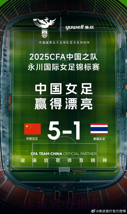 中国女足5-1大胜泰国女足，卫冕永川国际 锦标赛冠军